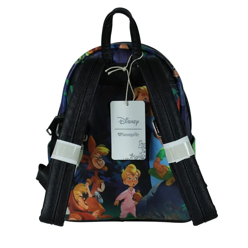 Loungefly Heart Logo Peter Pan Lost Boys Mini Backpack • 2018 • NWT • Rare